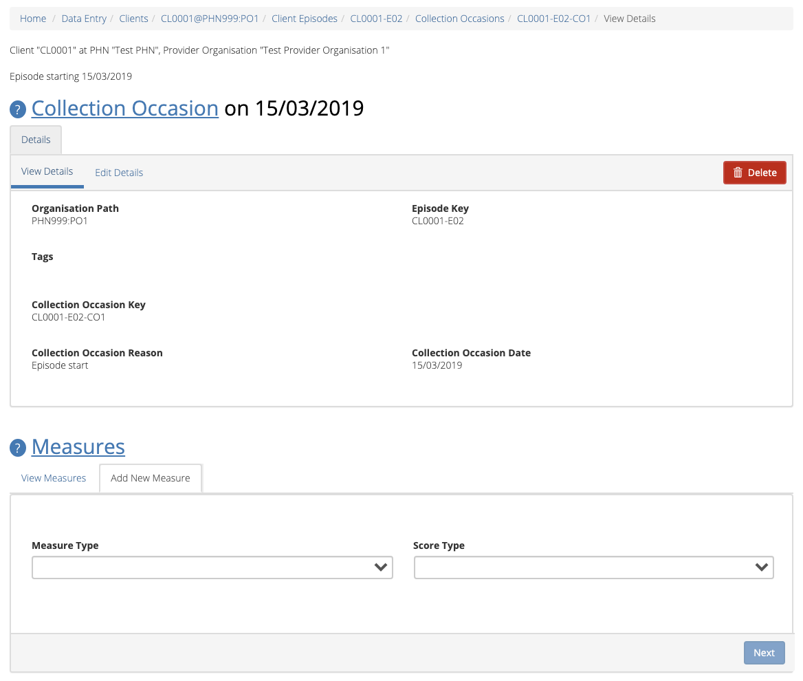 Client Data Add Collection Occasions
