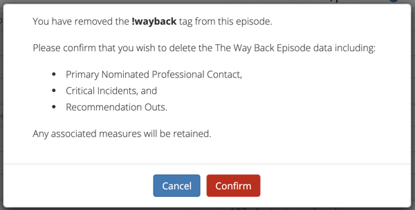 Client Episodes TWB Delete Details