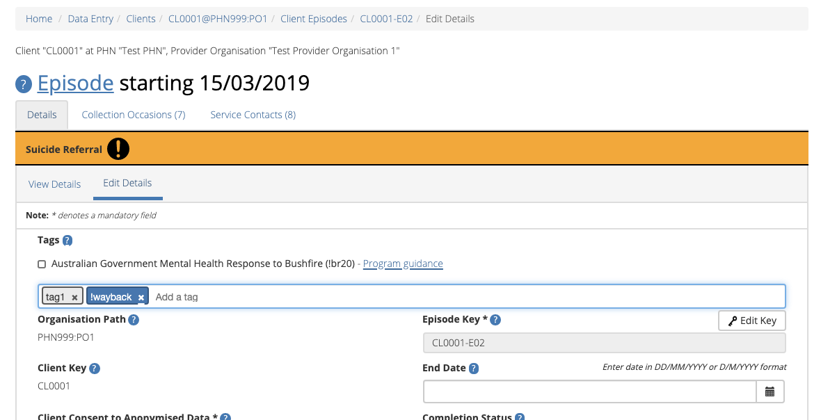 Client Episodes TWB Tag